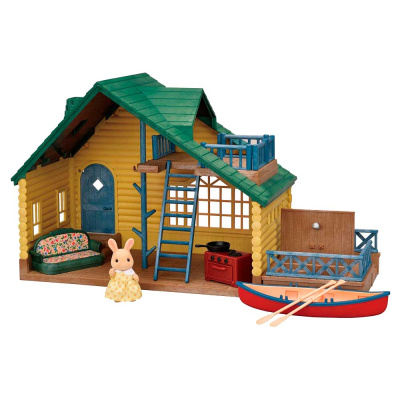 Игровой набор Sylvanian Families Коттедж с зеленой крышей Epoch 5610 1